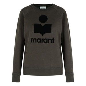 Isabel Marant Étoile Millyny Black Cotton Blend Sweatshirt - NWT